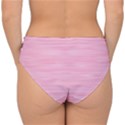 Pink knitting Double Strap Halter Bikini Bottom View2