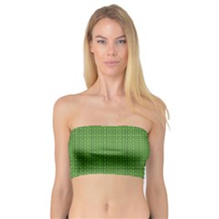 Green Knitting Bandeau Top by goljakoff