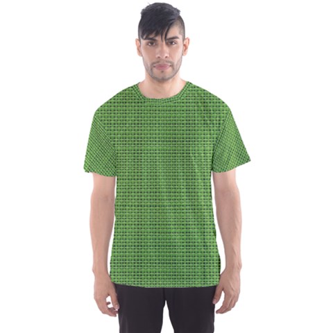 Green Knitting Men s Sport Mesh Tee by goljakoff