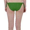 Green knitting Bikini Bottom View2