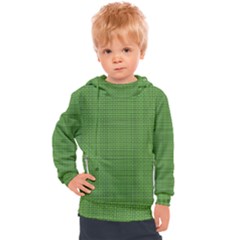 Green Knitting Kids  Hooded Pullover by goljakoff