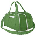 Green knitting Burner Gym Duffel Bag View2