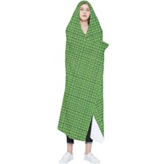 Green Knitting Wearable Blanket by goljakoff