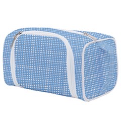 Blue Knitting Toiletries Pouch by goljakoff