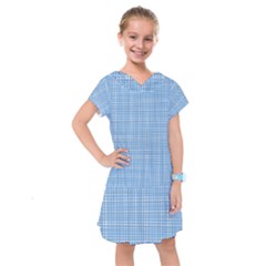 Blue knitting Kids  Drop Waist Dress