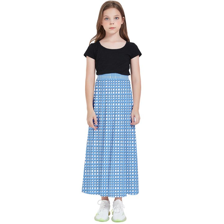 Blue knitting Kids  Skirt