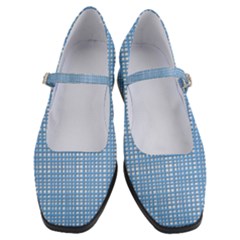 Blue Knitting Women s Mary Jane Shoes by goljakoff