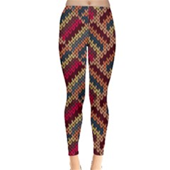 Geometric Knitting Leggings  by goljakoff