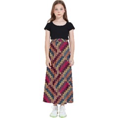 Geometric Knitting Kids  Skirt