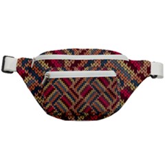 Geometric Knitting Fanny Pack