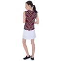 Geometric knitting Women s Sleeveless Sports Top View2