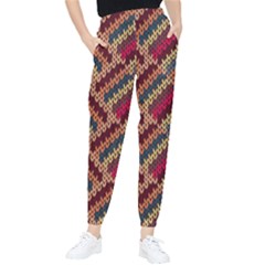 Geometric Knitting Tapered Pants