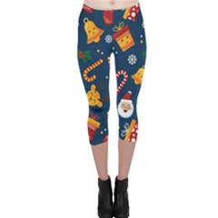 Christmas Love 2 Capri Leggings  by designsbymallika