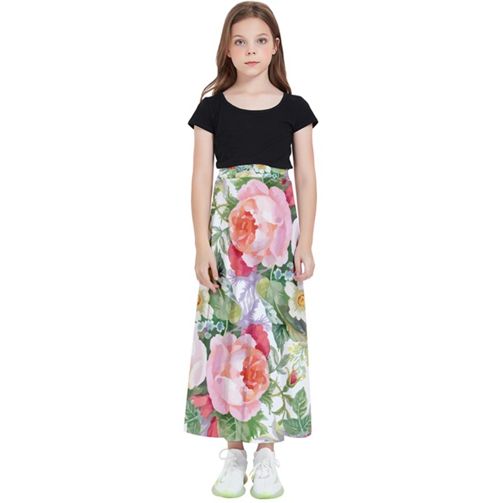 Vintage flowers Kids  Skirt