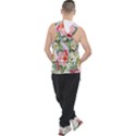 Vintage flowers Men s Sleeveless Hoodie View2