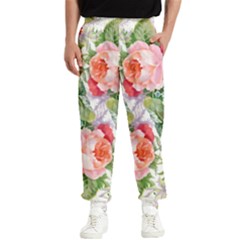 Vintage Flowers Men s Elastic Waist Pants by goljakoff