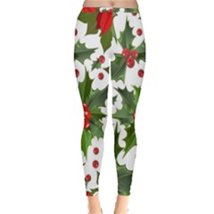 Christmas Berries Inside Out Leggings