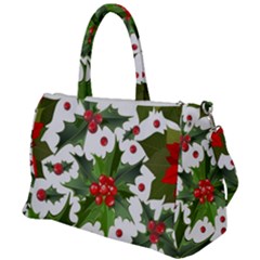 Christmas Berries Duffel Travel Bag by goljakoff