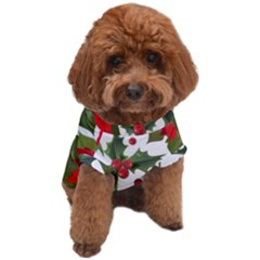 Christmas Berries Dog T-shirt by goljakoff