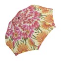 Retro flowers Folding Umbrellas View2