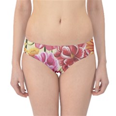 Retro Flowers Hipster Bikini Bottoms by goljakoff