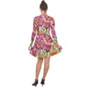 Retro flowers Long Sleeve Panel Dress View2