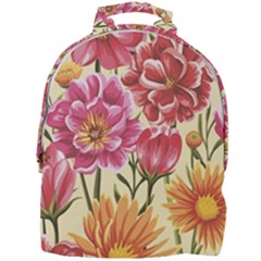 Retro Flowers Mini Full Print Backpack by goljakoff