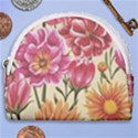 Retro flowers Horseshoe Style Canvas Pouch View1