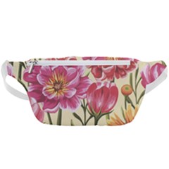 Retro Flowers Waist Bag 