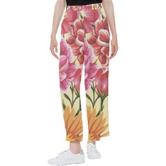 Retro Flowers Women s Pants  by goljakoff