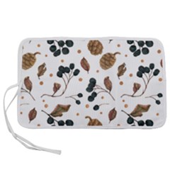 Pine Cones Love Christmas Candles Pen Storage Case (l) by designsbymallika