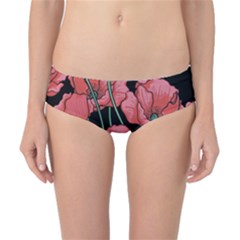 Red Flowers Classic Bikini Bottoms by goljakoff