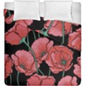 Red flowers Duvet Cover Double Side (King Size) View1