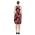 Red flowers Racerback Midi Dress View2