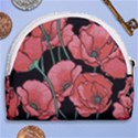 Red flowers Horseshoe Style Canvas Pouch View2