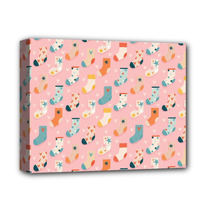 Socks Love Deluxe Canvas 14  x 11  (Stretched)