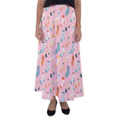 Socks Love Flared Maxi Skirt by designsbymallika