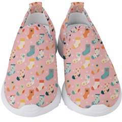 Socks Love Kids  Slip On Sneakers by designsbymallika