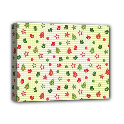 Cute Christmas Pattern Deluxe Canvas 14  X 11  (stretched) by designsbymallika