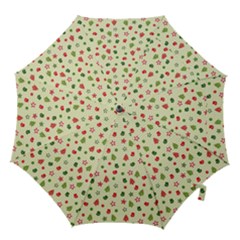 Cute Christmas Pattern Hook Handle Umbrellas (small) by designsbymallika