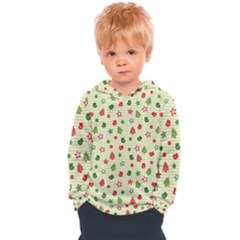 Cute Christmas Pattern Kids  Overhead Hoodie by designsbymallika