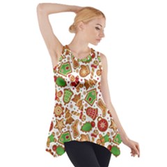 Christmas Love 6 Side Drop Tank Tunic by designsbymallika