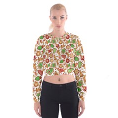 Christmas Love 6 Cropped Sweatshirt by designsbymallika