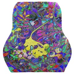 Vibrant Abstract Floral/rainbow Color Car Seat Back Cushion  by dressshop