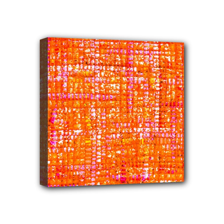 Mosaic Tapestry Mini Canvas 4  x 4  (Stretched)