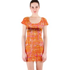 Mosaic Tapestry Short Sleeve Bodycon Dress by essentialimage