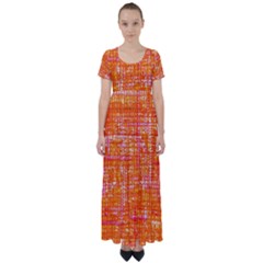 Mosaic Tapestry High Waist Short Sleeve Maxi Dress by essentialimage