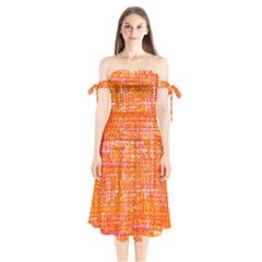 Mosaic Tapestry Shoulder Tie Bardot Midi Dress by essentialimage