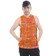 Mosaic Tapestry Men s Sleeveless Hoodie