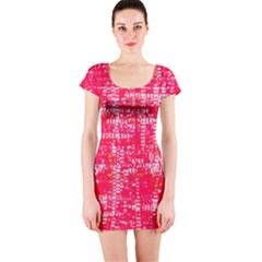 Mosaic Tapestry Short Sleeve Bodycon Dress by essentialimage